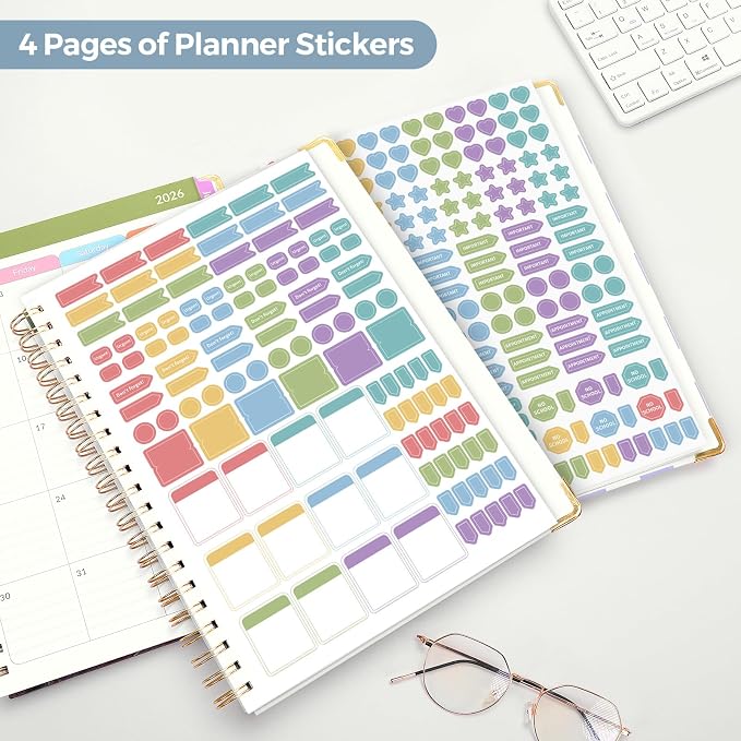 SKYDUE Teacher Planner 2026-2027 Academic Year, 8.5" x 11" Deluxe Teacher - Image 3