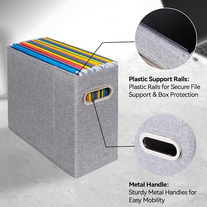 ComfortKeeper 6 Packs Letter Size File Organizer, File Folders Organizer - Image 4