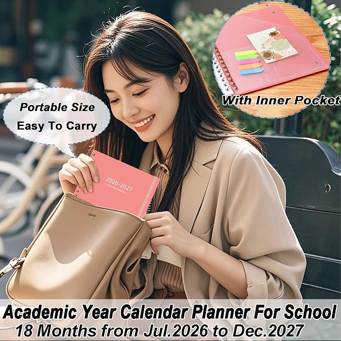 2026-2027 Monthly Planner, 18 Months Agenda Planner from Jul 2026-Dec 2027 - Image 6