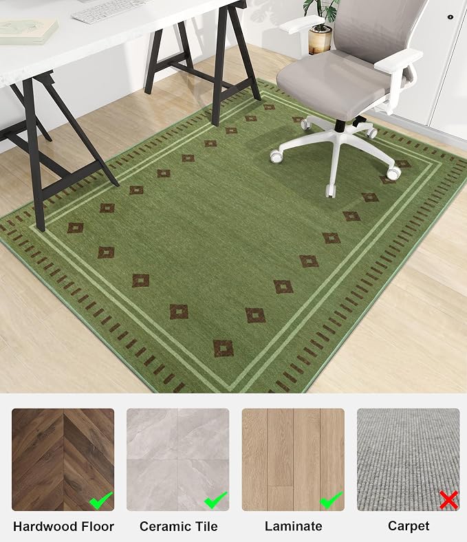 chakme Office Chair Mat for Hardwood Floor, Machine Wash - Image 6