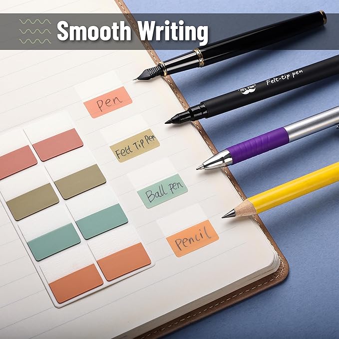 Mr. Pen- Sticky Index Tabs, 240 Pcs, Colorful Sticky Tabs for Notebooks, Page Markers, Page Tabs for Binders, Page Tabs Sticky Tabs for Books, Notebook Tabs, Book Sticky Tabs for Notebooks-DeskLoop Office