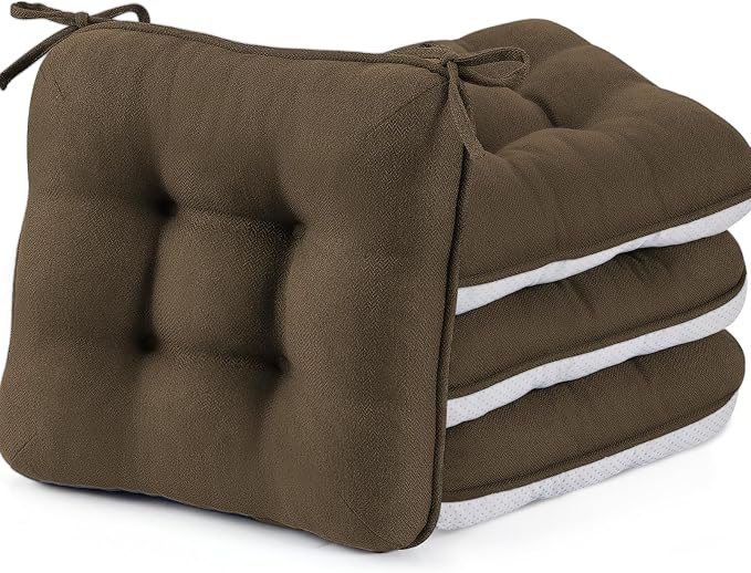 BETU Chair Cushions for Dining Chairs, 3.5" Thick Kitchen Table Chair Pads by BETU