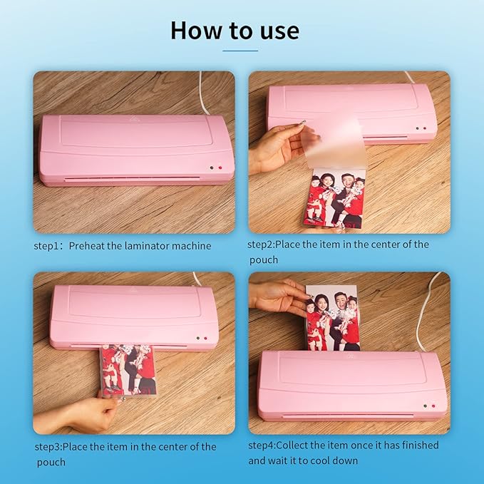 Uinkit Thermal Laminating Pouches Variety Small Size 5mil Thickness Card Notecard ID Badge Business Photo Size Professional Quality Dry-Erase Friendly Sheets Glossy Clear Laminator Pouch,100 Pack-DeskLoop Office