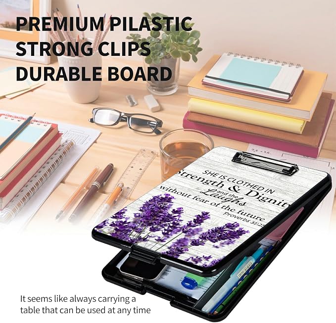 A4 Clipboards, Heavy Duty Waterproof Nursing Plastic Folder Clipboard - Image 6