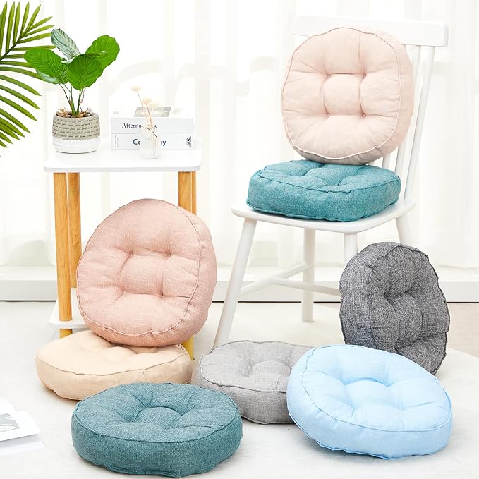 Juexica 8 Pcs Floor Cushions for Kids Floor Pillows Flexible Seating Cushions - Image 4