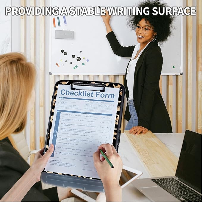 Clipboard with Storage & Pen Holder, Nursing Letter-Size 8.5x11 with - Image 4
