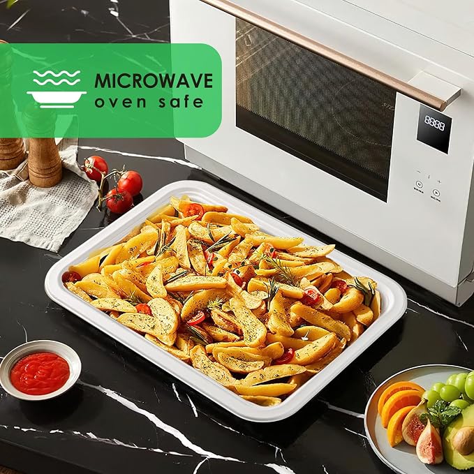 Gezond 50 Pack 14 Inch Disposable Food Trays Eco-friendly Heavy-Duty Large - Image 5