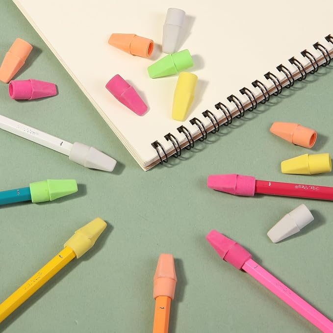 Mr. Pen- Pencil Erasers Toppers, 120 Pack, Latex Free, No Smudge | Mr Pen - Image 7