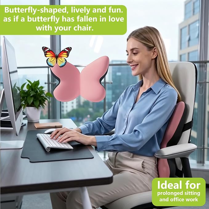 Memory Foam Lumbar Support Pillow, Back Support - Image 5