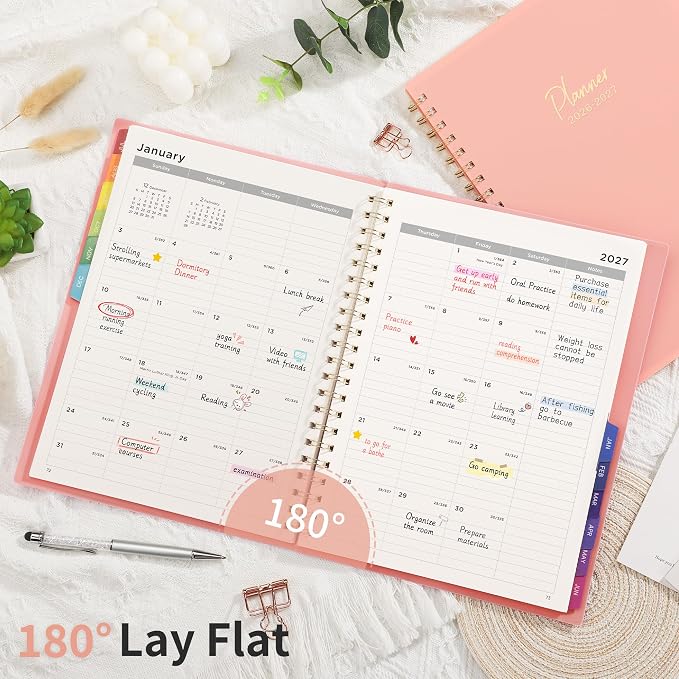 EMSHOI 2026-2027 Appointment Book, 15-Minute Hourly Academic Planner, Large Size - Image 7