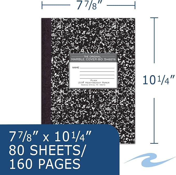 ROARING SPRING Signature Collection Composition Notebook, Unruled 20# Premium - Image 2