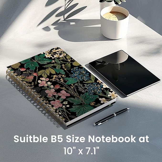 Lined Spiral Notebook Journal for Work, 300 Pages Thick B5 College Ruled - Image 6