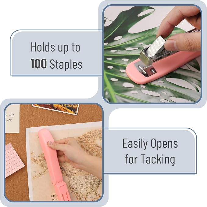 Mr. Pen- Office Stapler with Staples, 2 Pack, 200 Staples 1/4" | 20 Sheet - Image 5