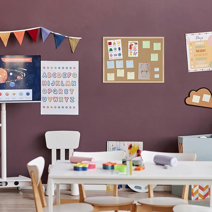 DAHAPYBOO 24x18 Cork Board for Office - Image 7