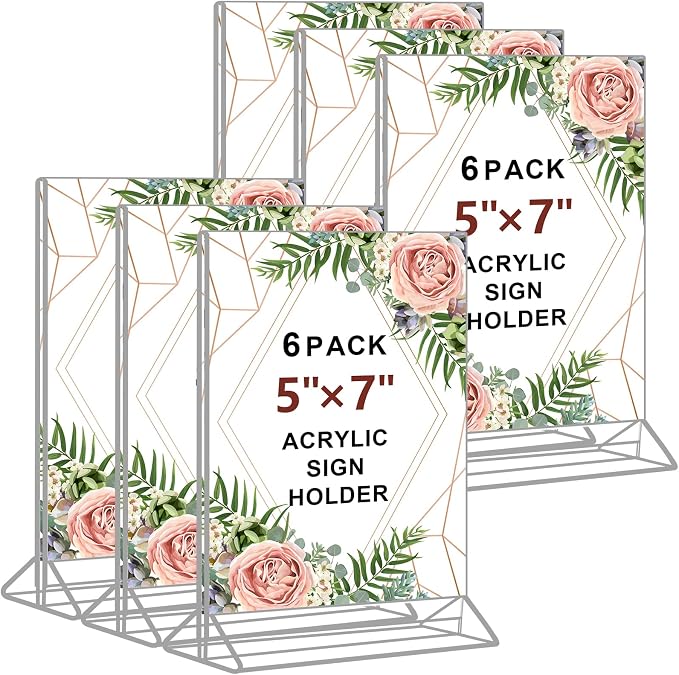 Seencool 5 x 7 Acrylic Sign Holder by Seencool