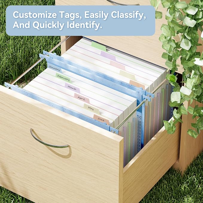 ANSOOK Letter Size Hanging File Folders, Expandable 7 Accordion Pockets - Image 4