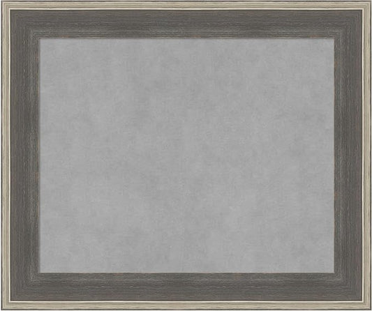 Amanti Art Grey Framed Magnetic Board 21x25 Small Vision Board by AmantiArt