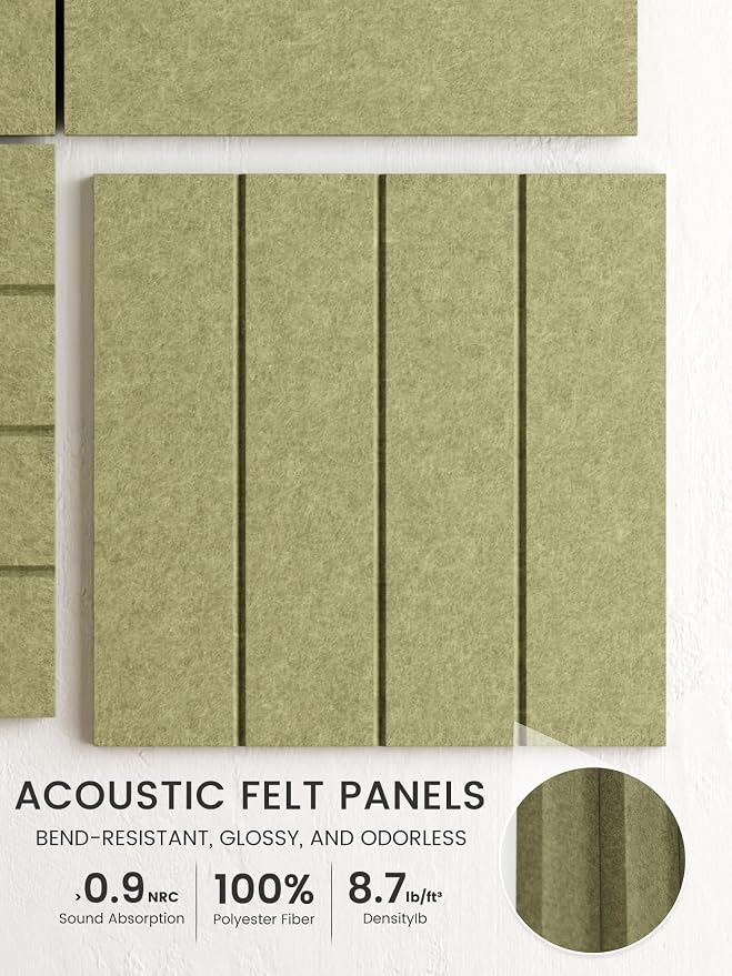 Bumusty Large Cork Board Alternative-48 x 36" Felt Bulletin Board Tiles - Image 3