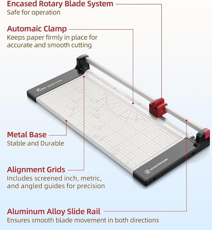 Firbon 15" Rotary Paper Trimmer - Image 5