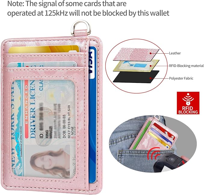 Slim Minimalist Front Pocket Wallet, RFID Blocking Credit Card Holder Wallet - Image 4