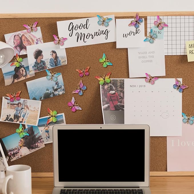 Decorative Cute Push Pins for Bulletin Board, Thumb Tacks, Cork Board Desk Wall - Image 6