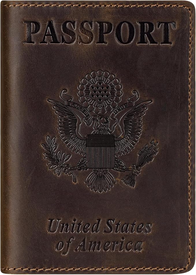 BIAOTIE Premium Leather Passport Holder Covers, Rfid Travel Wallet Passport by BIAOTIE