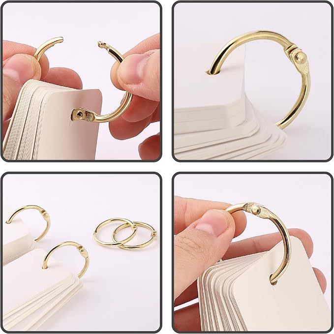Mr. Pen- Loose Leaf Binder Book Rings, 1 Inch, 40 Pack | Metal Binder Rings - Image 7
