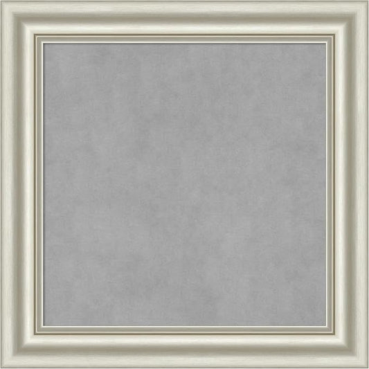 Amanti Art Silver Framed Magnetic Board 26x26 Medium Vision Board by AmantiArt