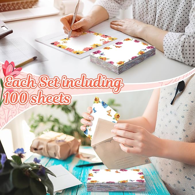 Spiareal 100 Pcs Blank Note Cards Blank Decorative Notecards Index Cards Bulk - Image 2