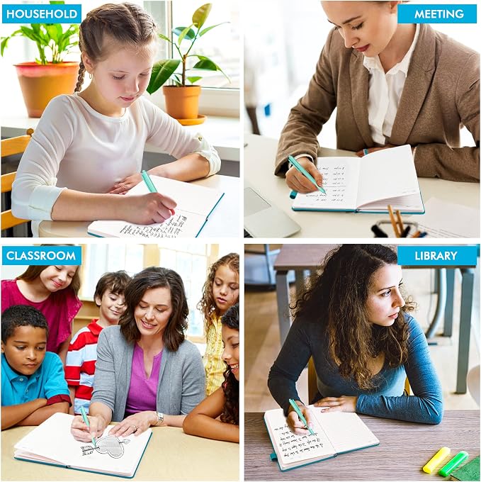 5 Pack Journal Notebook Bulk for School, Feela Hardcover Business Notebooks - Image 7