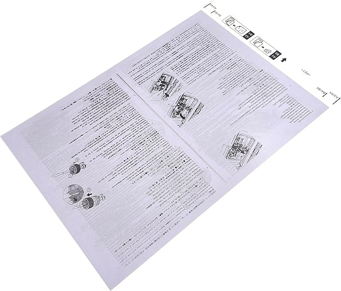 5pcs X B12B819051 Carrier Sheet B12B813431 4T8624 Sheets Compatible with Epson A4 Scanner Scan A3 B4 Odd-Sized Wrinkled Flimsy Folded Receipt Newspaper Magazine Clipping Torn Fragile Paper-DeskLoop Office