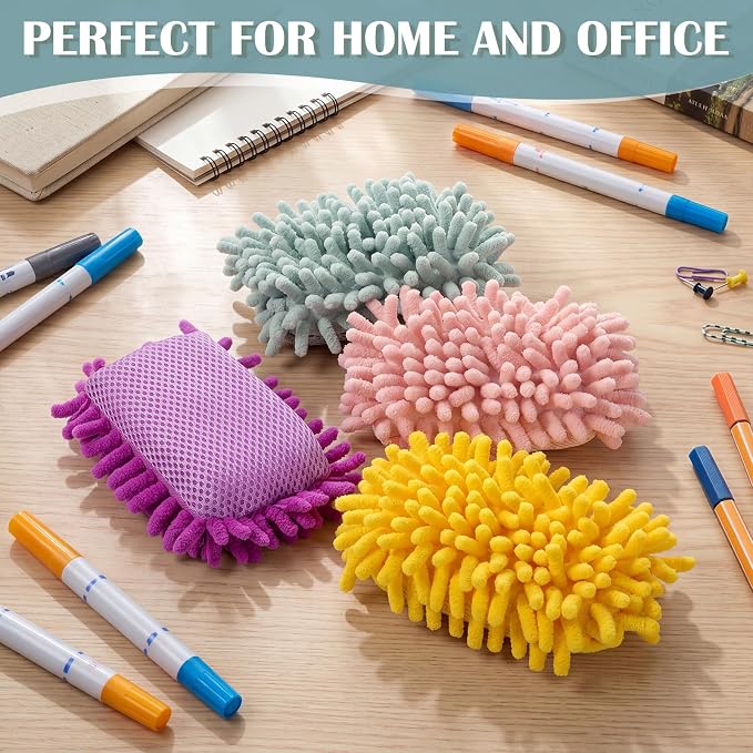 Epakh 4 Pieces Dry Erase Board Magnetic Whiteboard Dry Erase Erasers Washable - Image 6