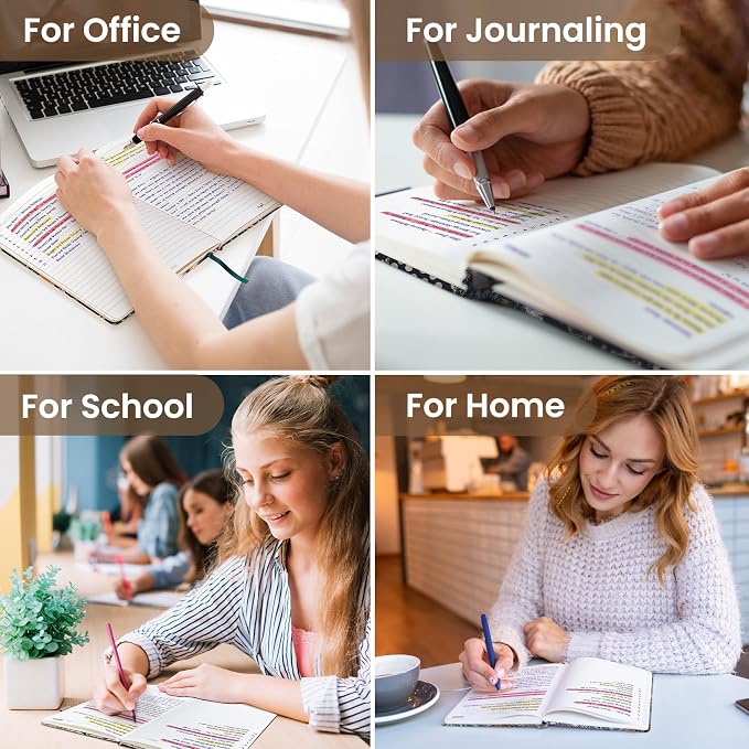 Lined Journal Notebook for Women & Men, Hardcover Leather Journal for writing - Image 6