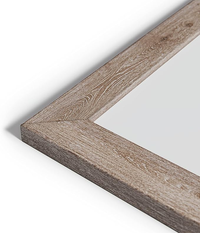U Brands Decor Magnetic Dry Erase Board White Board, Rustic Wood Frame - Image 4