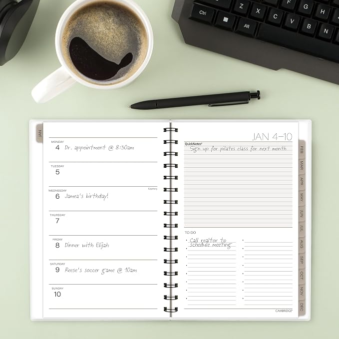 Mead Cambridge 2027 Planner, Weekly & Monthly, 5.5" x 8.5" - Image 2