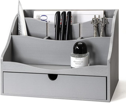 Pine Wood Mail Organizer for Desk by REBEEVISION