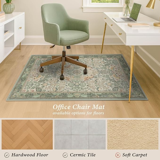 Vintage Farmhouse Office Chair Mat - Image 3