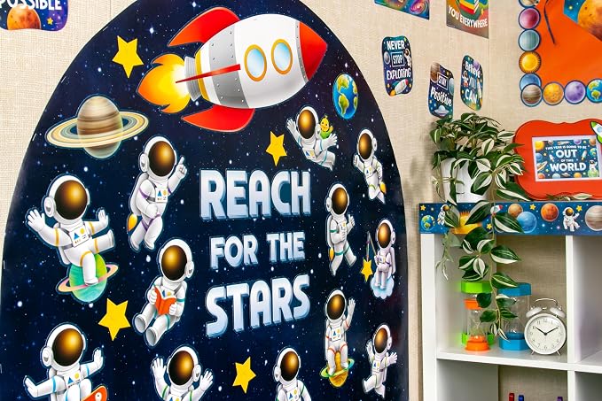 Teacher Created Resources Night Sky Better Than Paper Bulletin Board Roll - Image 4
