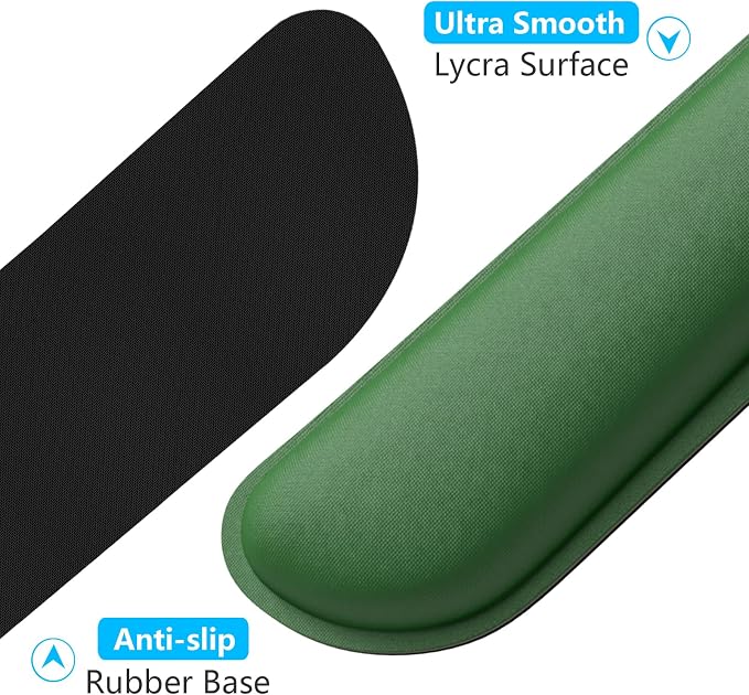 Dapesuom Enlarge Keyboard Wrist Rest, Memory Foam Keyboard Wrist Cushion - Image 4