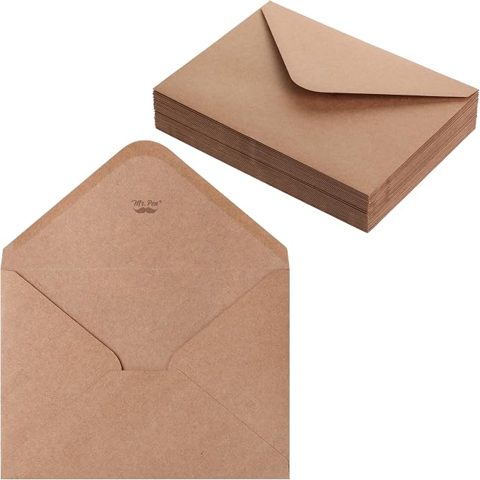 Mr. Pen- Kraft Envelopes, 39 Pack, 5 x 7 Inch, A7 Envelopes, Card Envelopes - Image 5