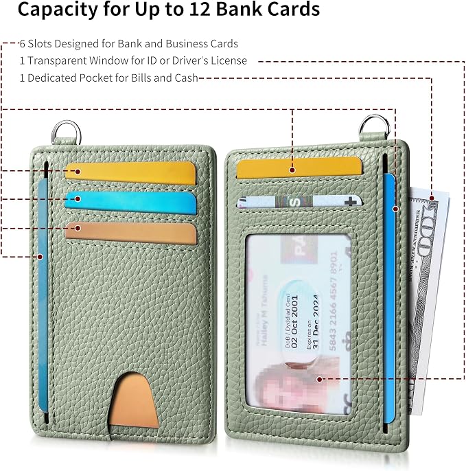 Mayski Slim Wallet, Credit Card Holder - Image 6