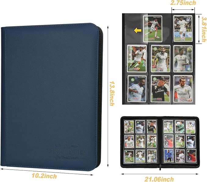 Trading Card Binder, Card Collection Binder Album Folder - Image 3