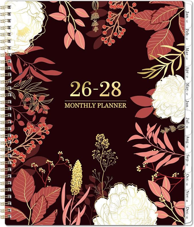 2026-2028 Monthly Planner by Indeme