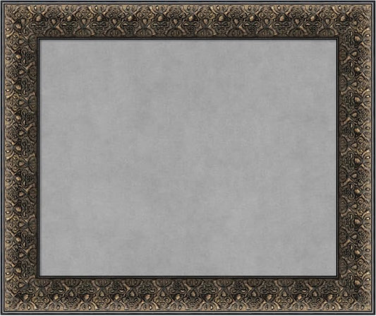 Amanti Art Black Framed Magnetic Board 21x25 Small Vision Board by AmantiArt