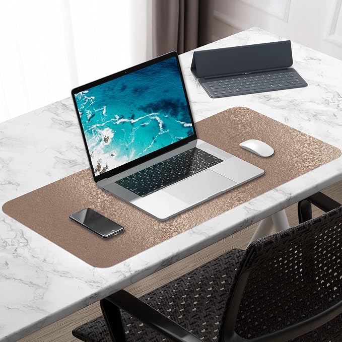 Hsurbtra Desk Pad, XL Extended Mouse Pad, Waterproof Desktop Blotter Protector - Image 7