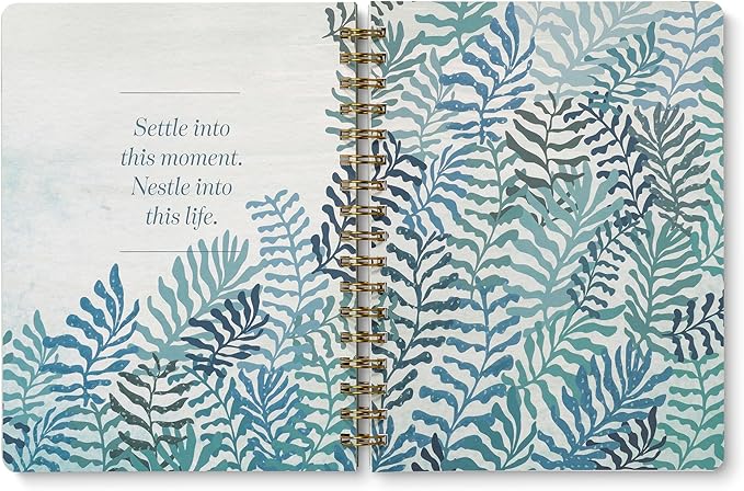 Compendium Spiral Notebook – Live Slow, Love True, Grow Free. – A Designer Spiral Notebook with 192 Lined Pages, College Ruled, 7.25" W x 9.25" H-DeskLoop Office