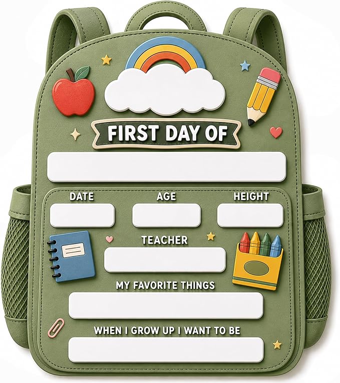 First Day of School Sign by Unknown