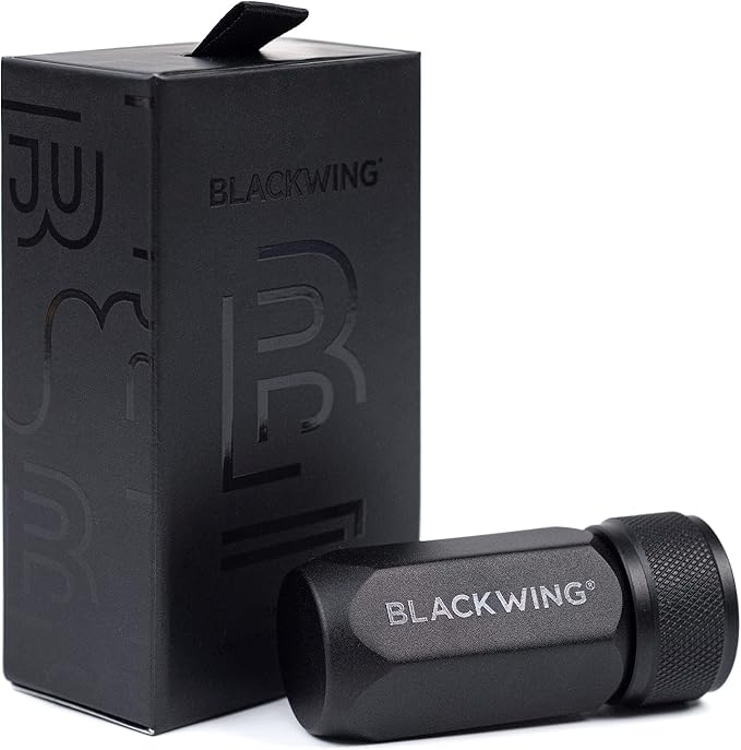 Blackwing One-Step Long Point Sharpener, German Steel Blade, Machined Aluminum by Blackwing