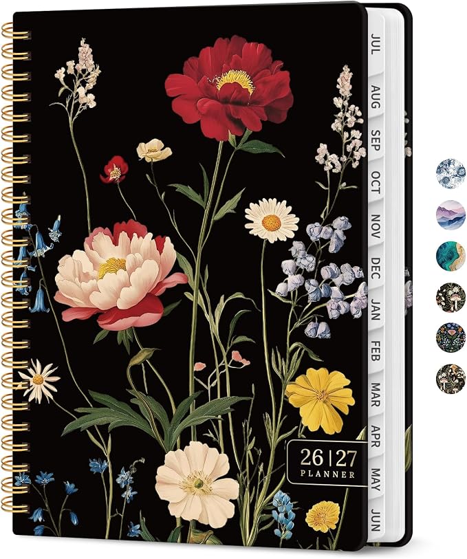 Planner 2026-2027, Academic Monthly and Weekly Calendar Planner by Taja