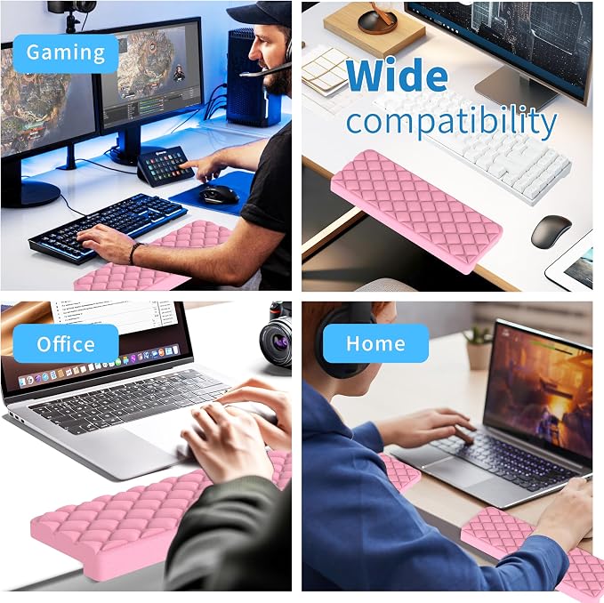 MEKASS L-Shaped Desk Elbow Pad for Desk, Memory Foam Elbow Support Padding - Image 6